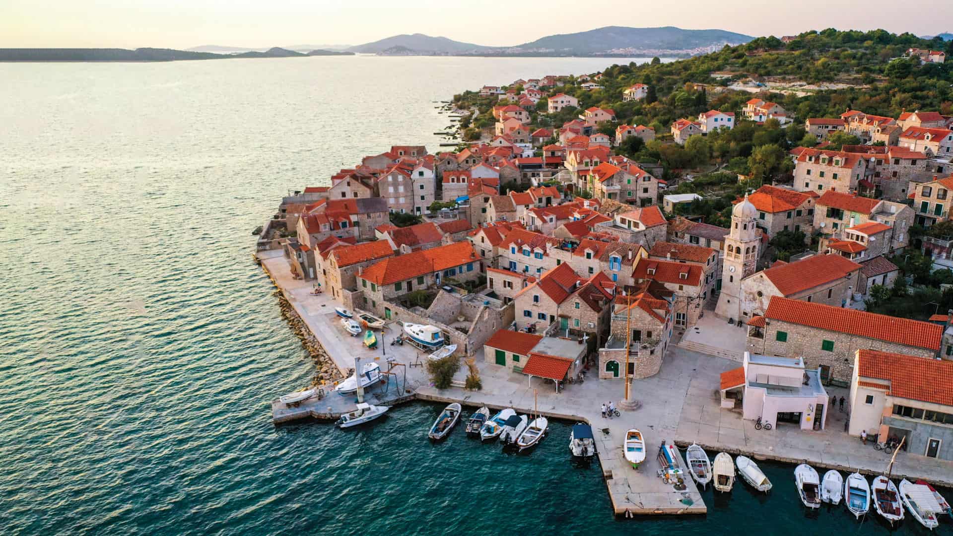 Prvić island from above